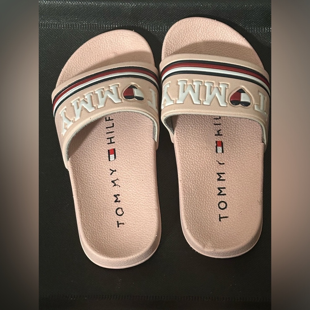 Little Girls Pink Tommy Hilfiger Sandals